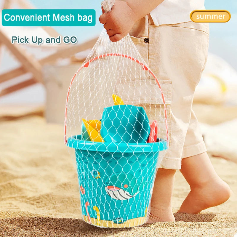Beach Toys for Kids Sand Set Sand Bucket Beach Shovel Toys for Toddlers Summer Beach Game Children Toys Water Play