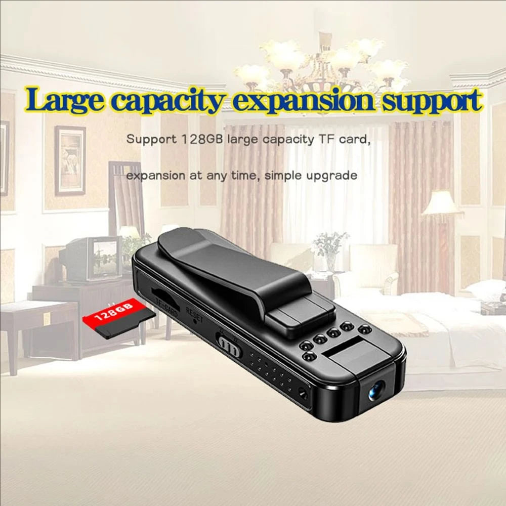 HD 1080P Mini Camera Portable Small Digital Video Recorder Night Vision Video Surveillance Camcorder Police BodyCam Infrared