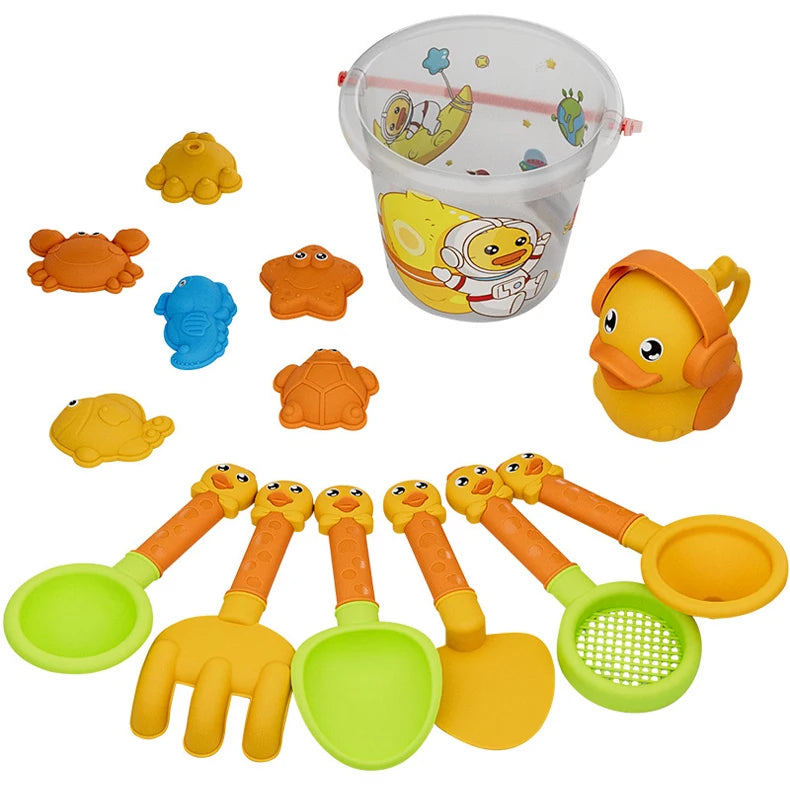 Beach Toys for Kids Sand Set Sand Bucket Beach Shovel Toys for Toddlers Summer Beach Game Children Toys Water Play