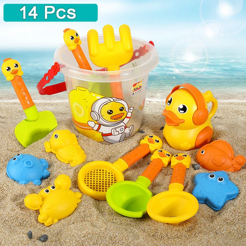 Beach Toys for Kids Sand Set Sand Bucket Beach Shovel Toys for Toddlers Summer Beach Game Children Toys Water Play
