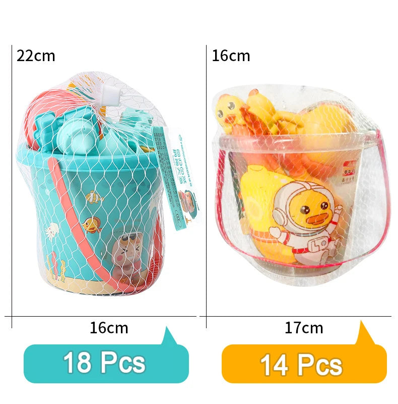 Beach Toys for Kids Sand Set Sand Bucket Beach Shovel Toys for Toddlers Summer Beach Game Children Toys Water Play