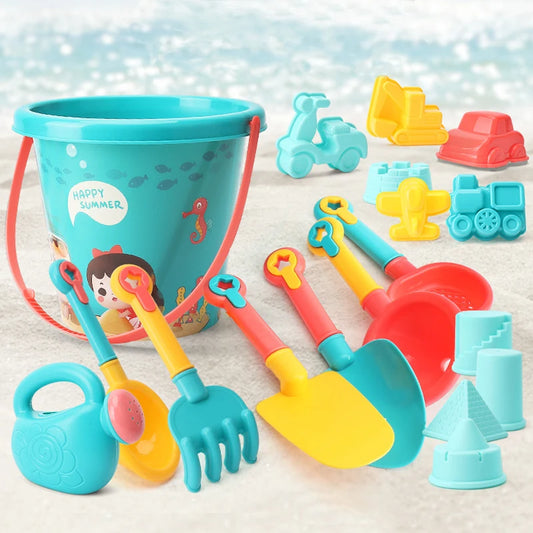 Beach Toys for Kids Sand Set Sand Bucket Beach Shovel Toys for Toddlers Summer Beach Game Children Toys Water Play